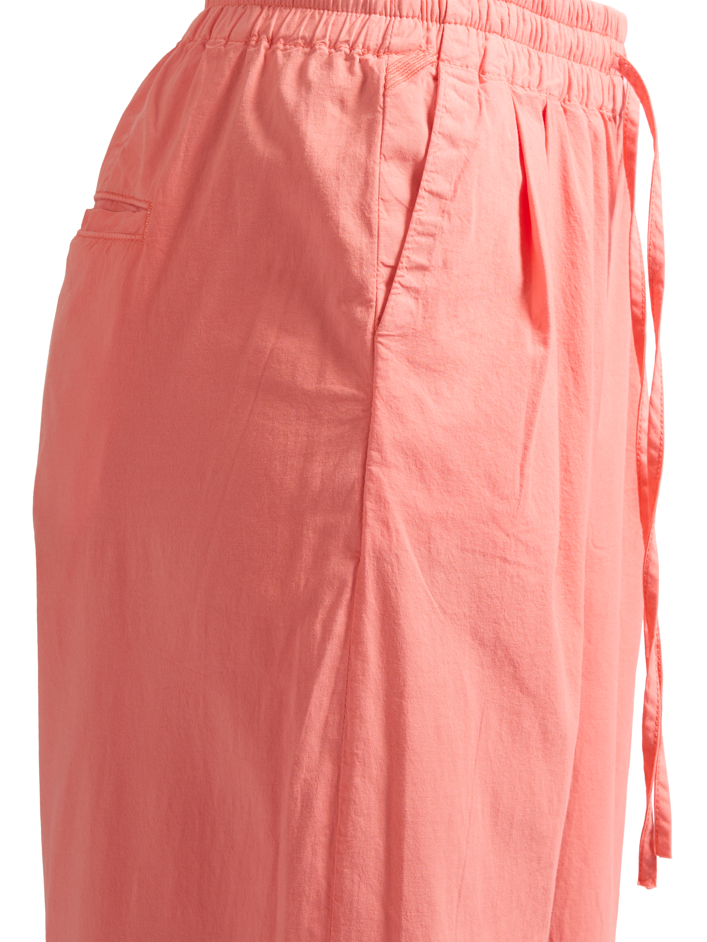 Product image 3 of 3, which shows REIKO Gabrielle Straight Chino Trousers, Pink, XS