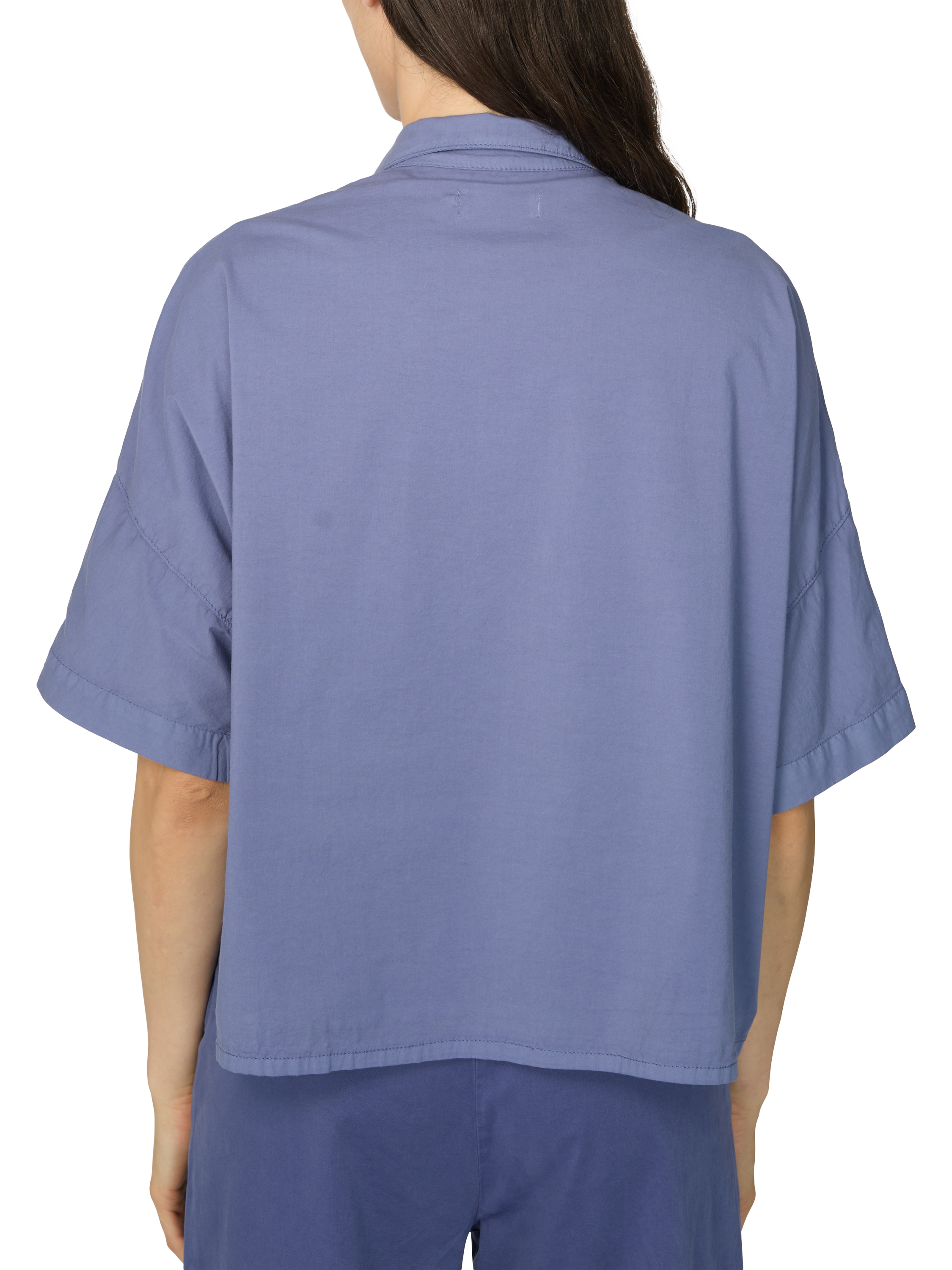 Product image 2 of 2, which shows REIKO Carla Elbow Sleeve Shirt, Navy, S