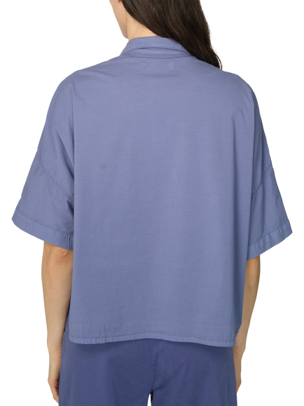 REIKO Carla Elbow Sleeve Shirt - view 2, Navy