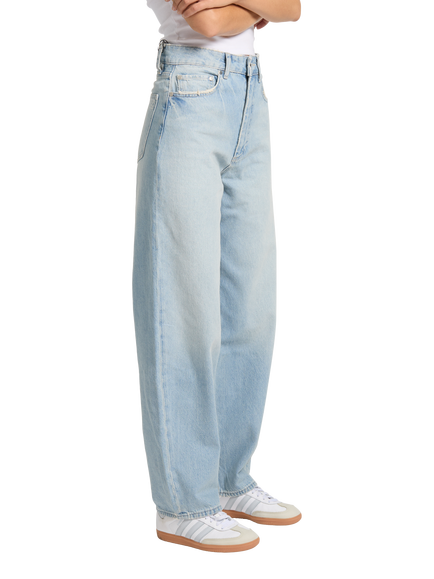 REIKO Harlow Western Pocket Jeans, Light Blue - view 2, Light Blue