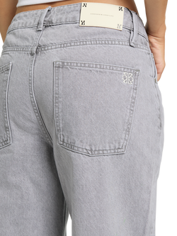 REIKO Palma Low Rise Jeans, Light Grey - view 2, Light Grey