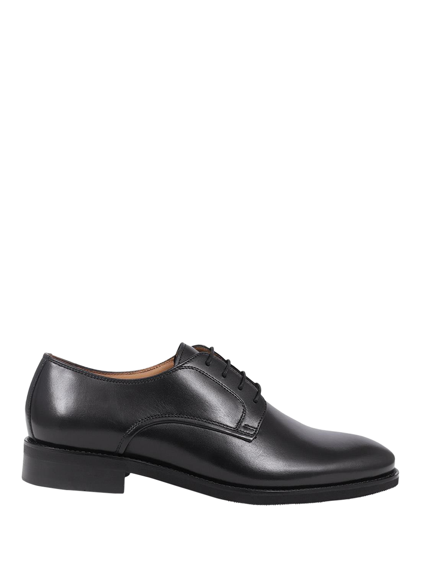 Jones Bootmaker Maison Leather Lace-Up Shoes, Black