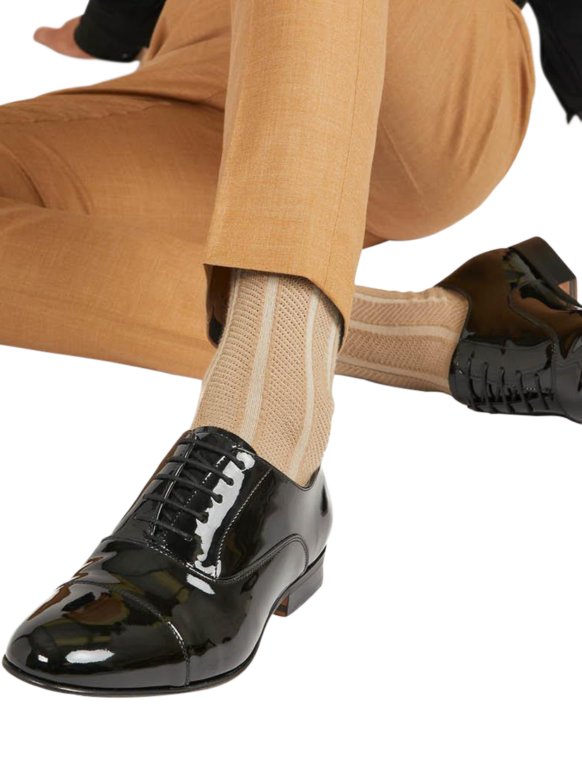 Product image 2 of 5, which shows Jones Bootmaker Morpeth Patent Leather Oxford Shoes, Black, 6