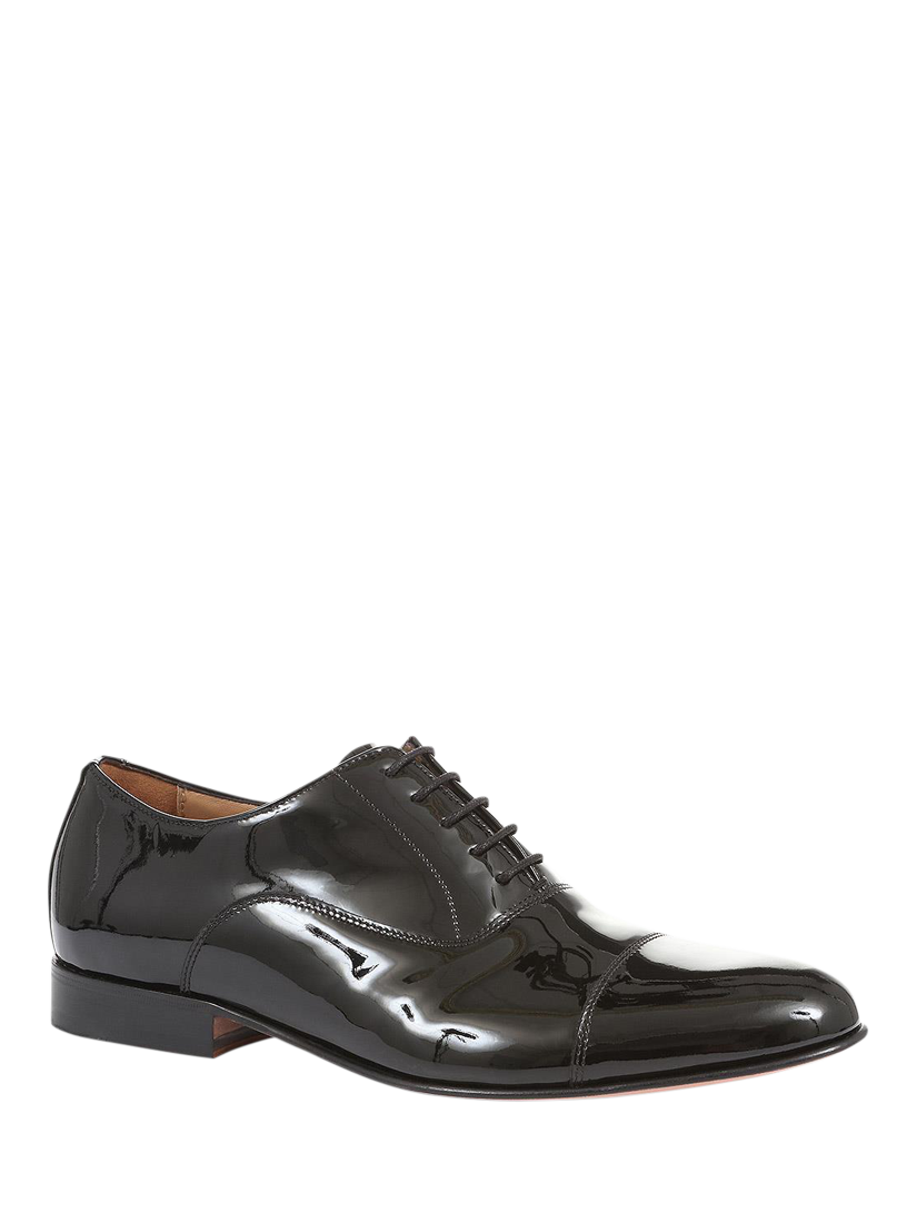 Product image 3 of 5, which shows Jones Bootmaker Morpeth Patent Leather Oxford Shoes, Black, 6