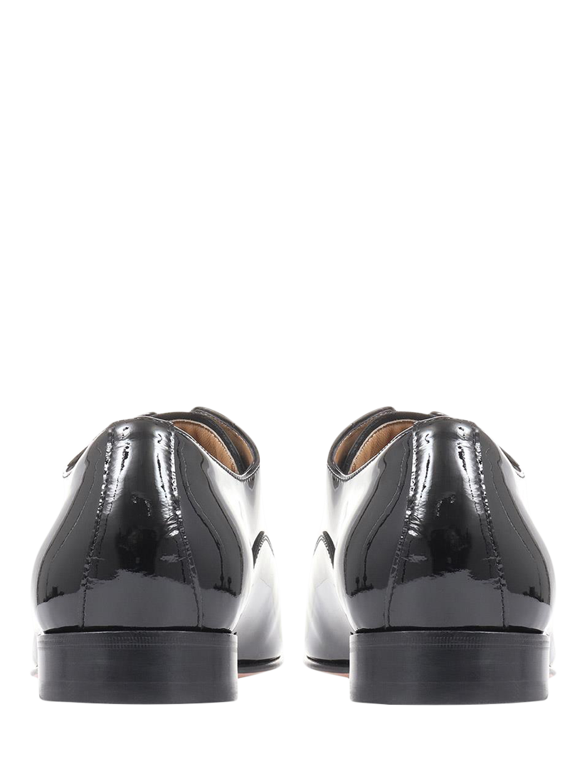 Product image 4 of 5, which shows Jones Bootmaker Morpeth Patent Leather Oxford Shoes, Black, 6