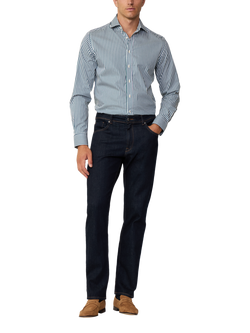 Hackett London Classic Fit Stretch Jeans, Denim Blue