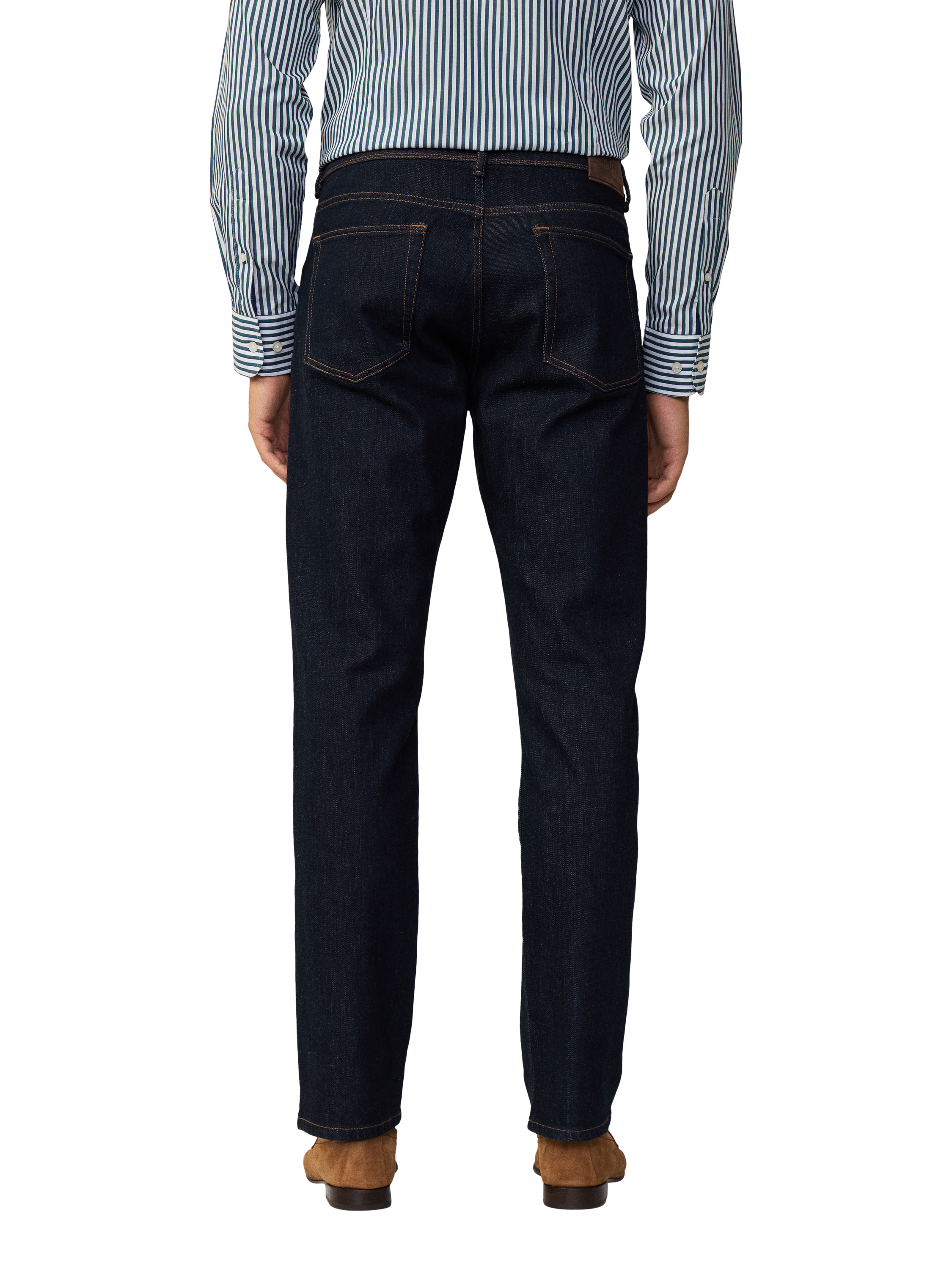 Product image 3 of 3, which shows Hackett London Classic Fit Stretch Jeans, Denim Blue, 30R