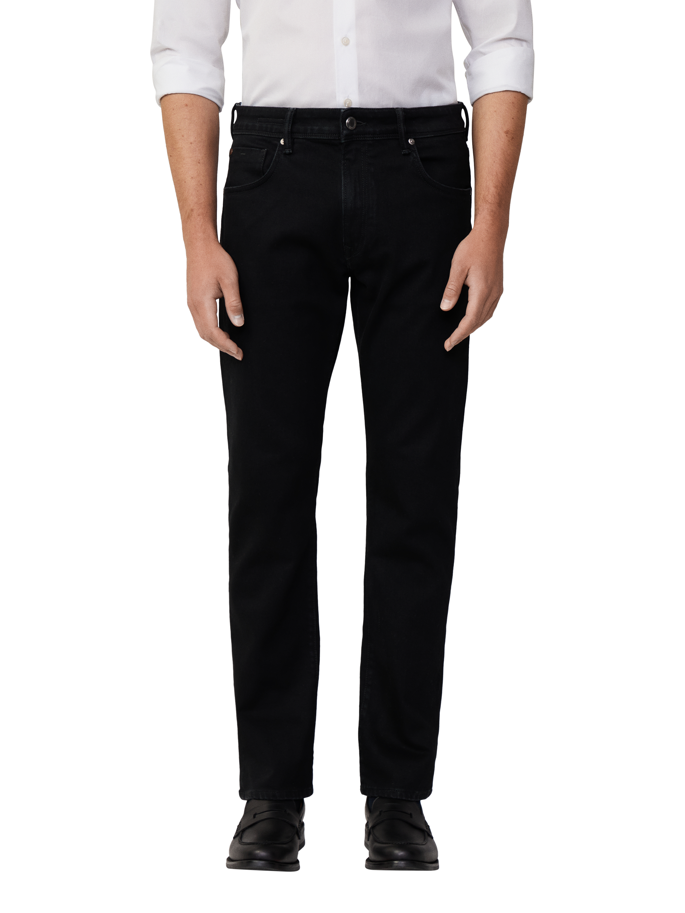 Hackett London Classic Fit Stretch Jeans, Black