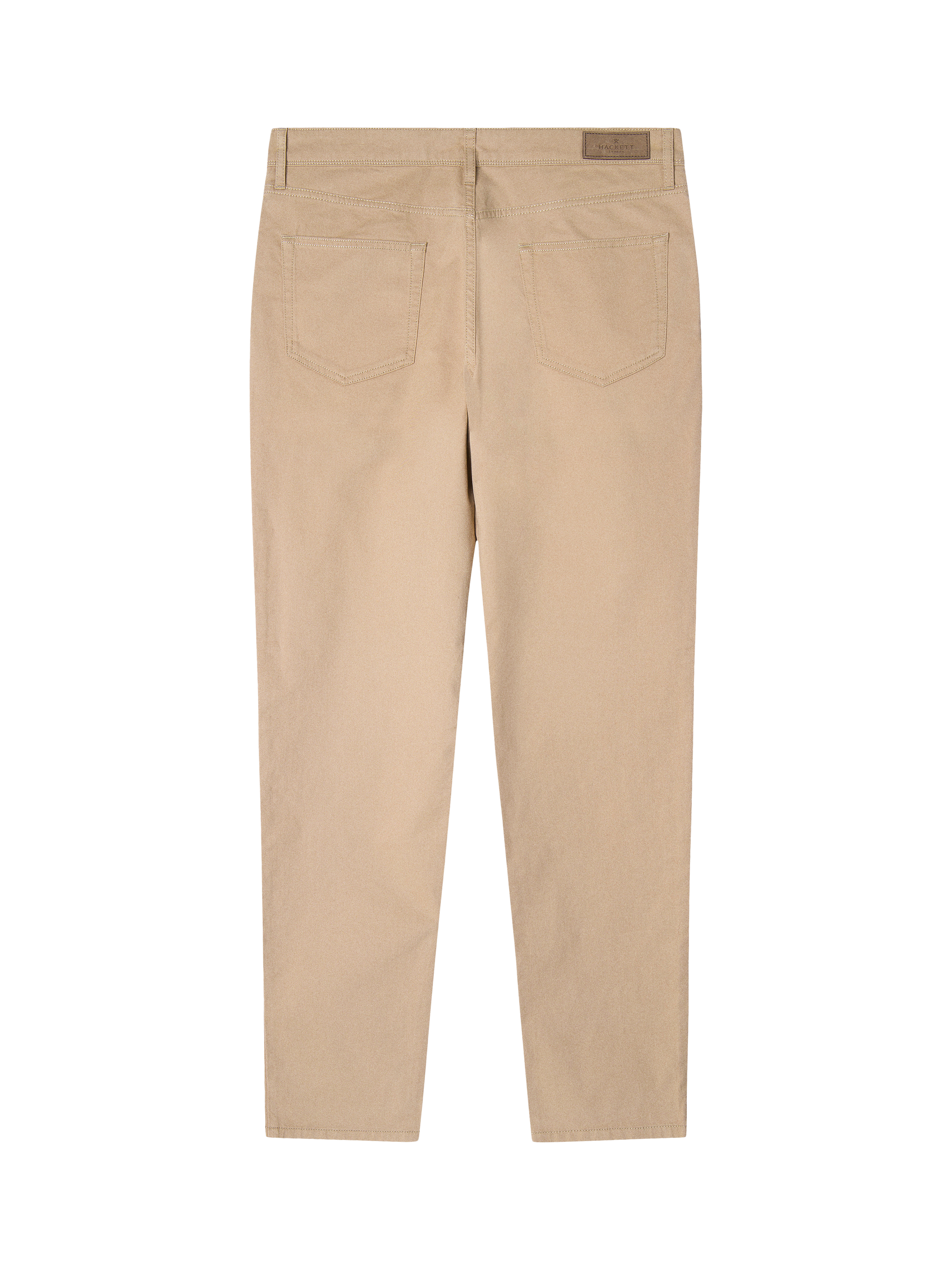 Product image 7 of 7, which shows Hackett London Cotton Blend Straight Fit Chinos, Oat, 28R