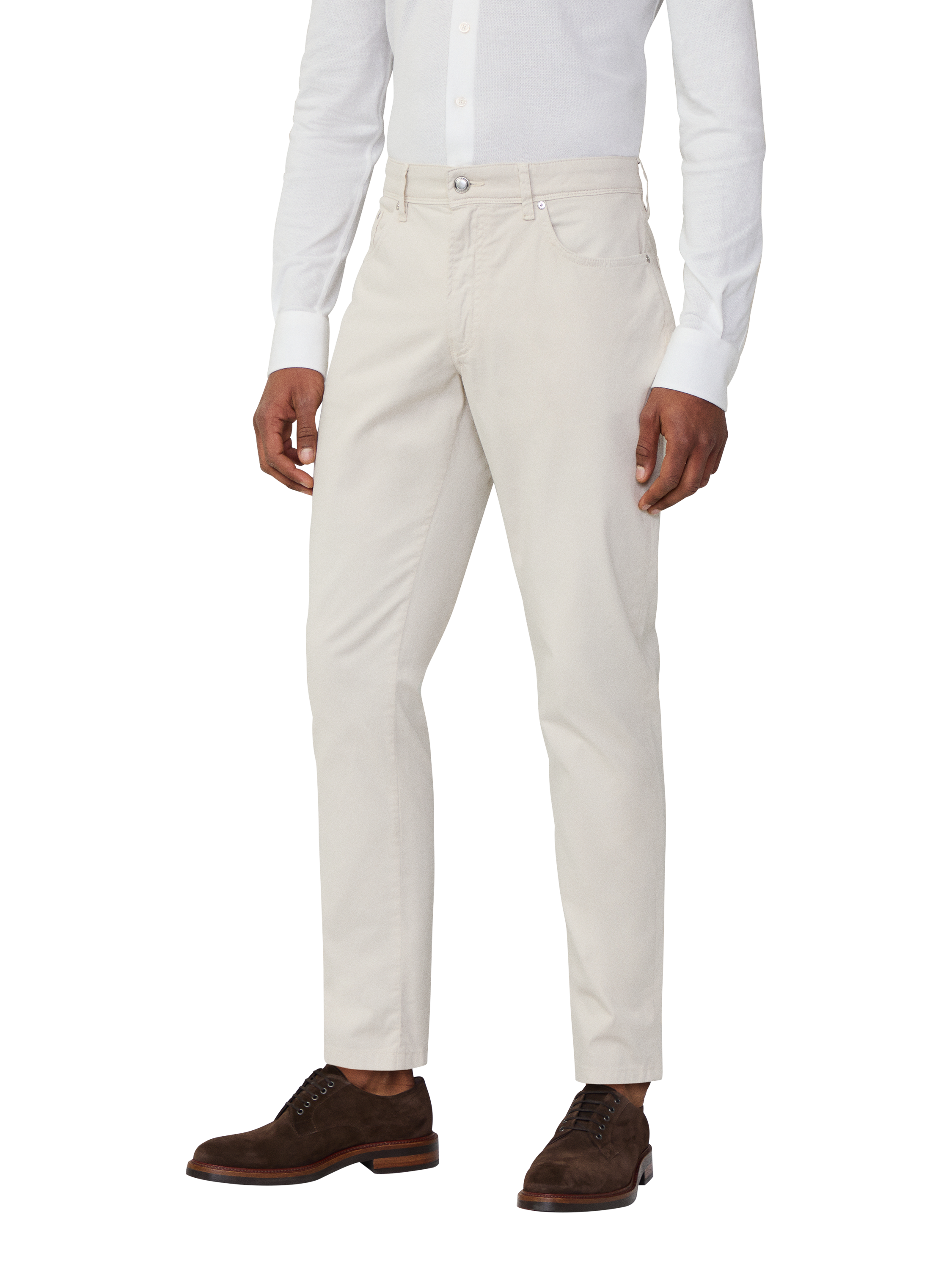 Hackett London Straight Fit Chinos, Stone Beige