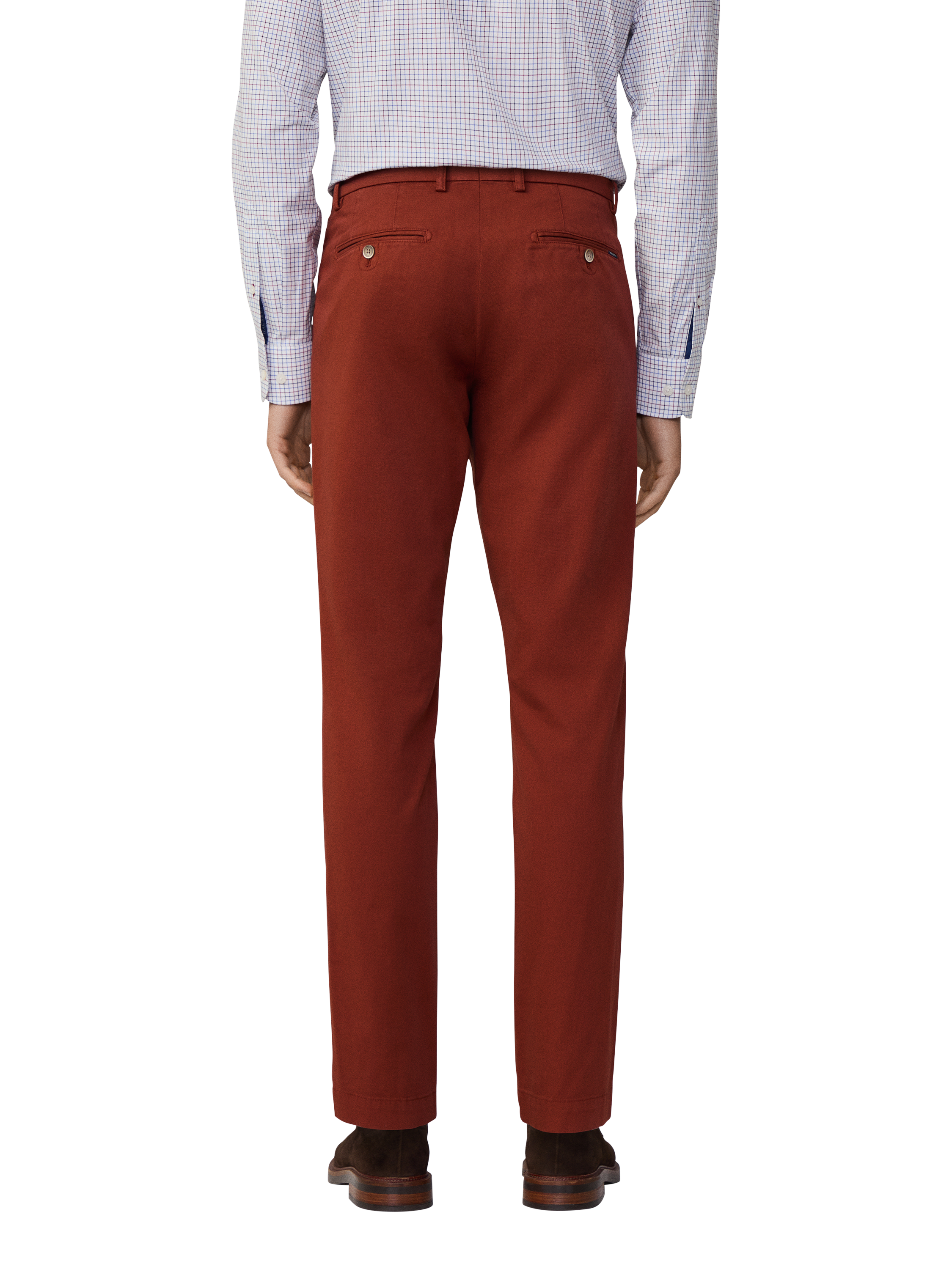Product image 2 of 8, which shows Hackett London Slim Fit Chinos, Cognac Brown, 30R