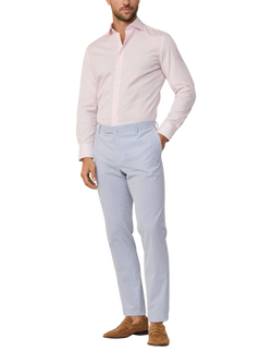 Hackett London Slim Fit Poplin Cotton Shirt, Pink