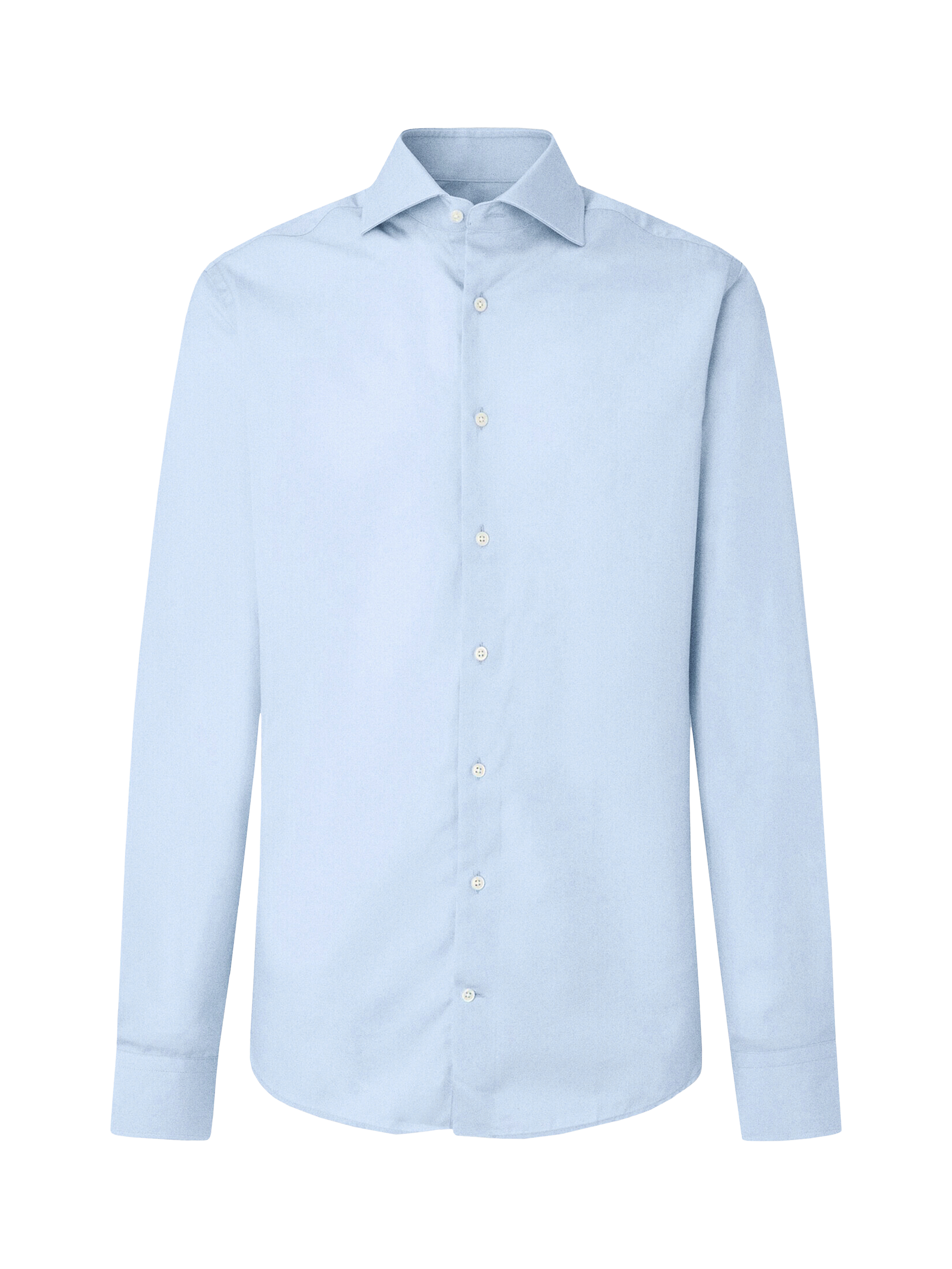 Product image 6 of 8, which shows Hackett London Slim Fit Poplin Cotton Shirt, Sky Blue, S