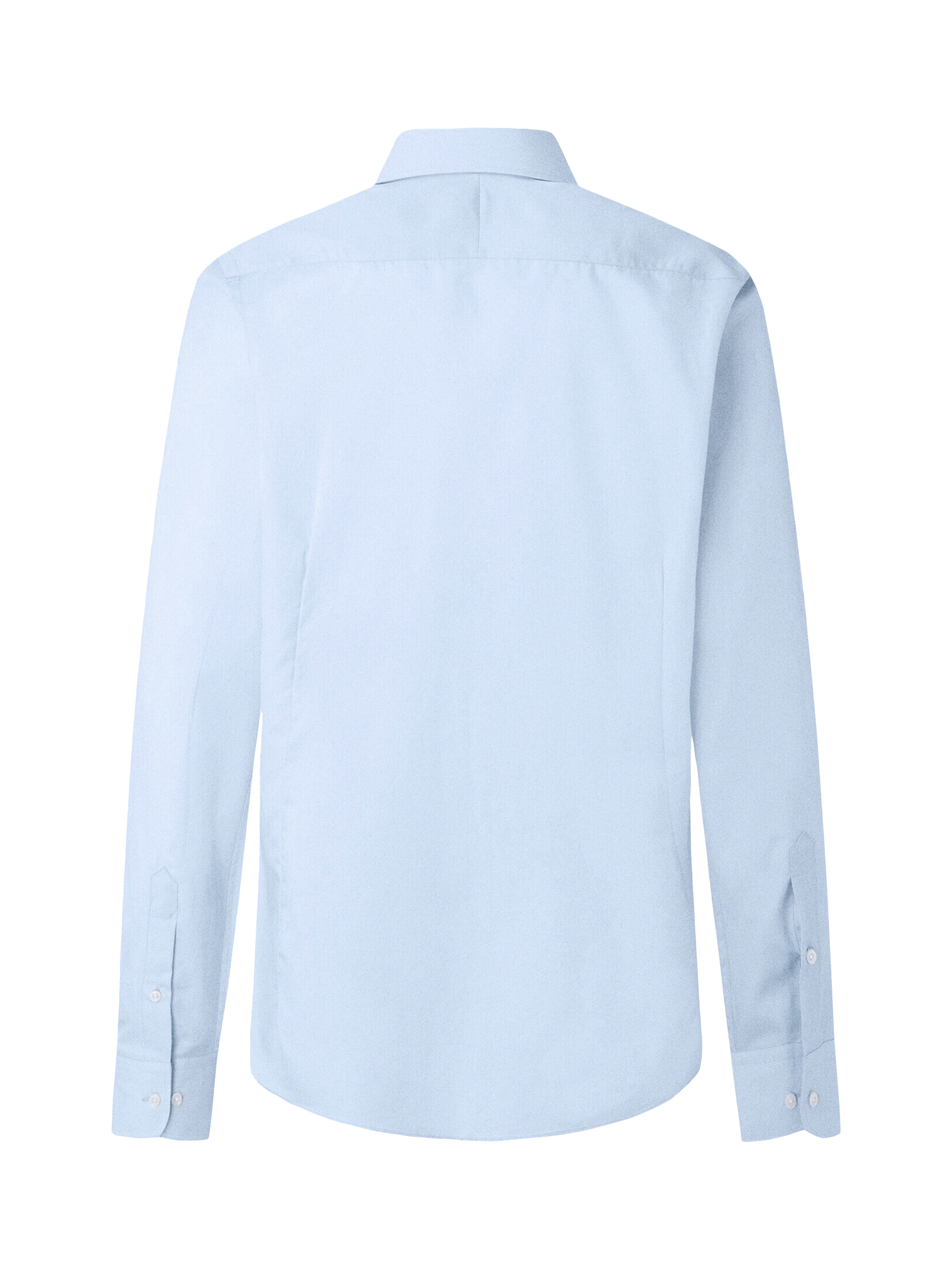 Product image 7 of 8, which shows Hackett London Slim Fit Poplin Cotton Shirt, Sky Blue, S