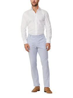Hackett London Slim Fit Oxford Cotton Shirt, White, White