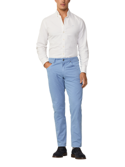 Hackett London Slim Fit Brompton Collar Oxford Cotton Shirt, White