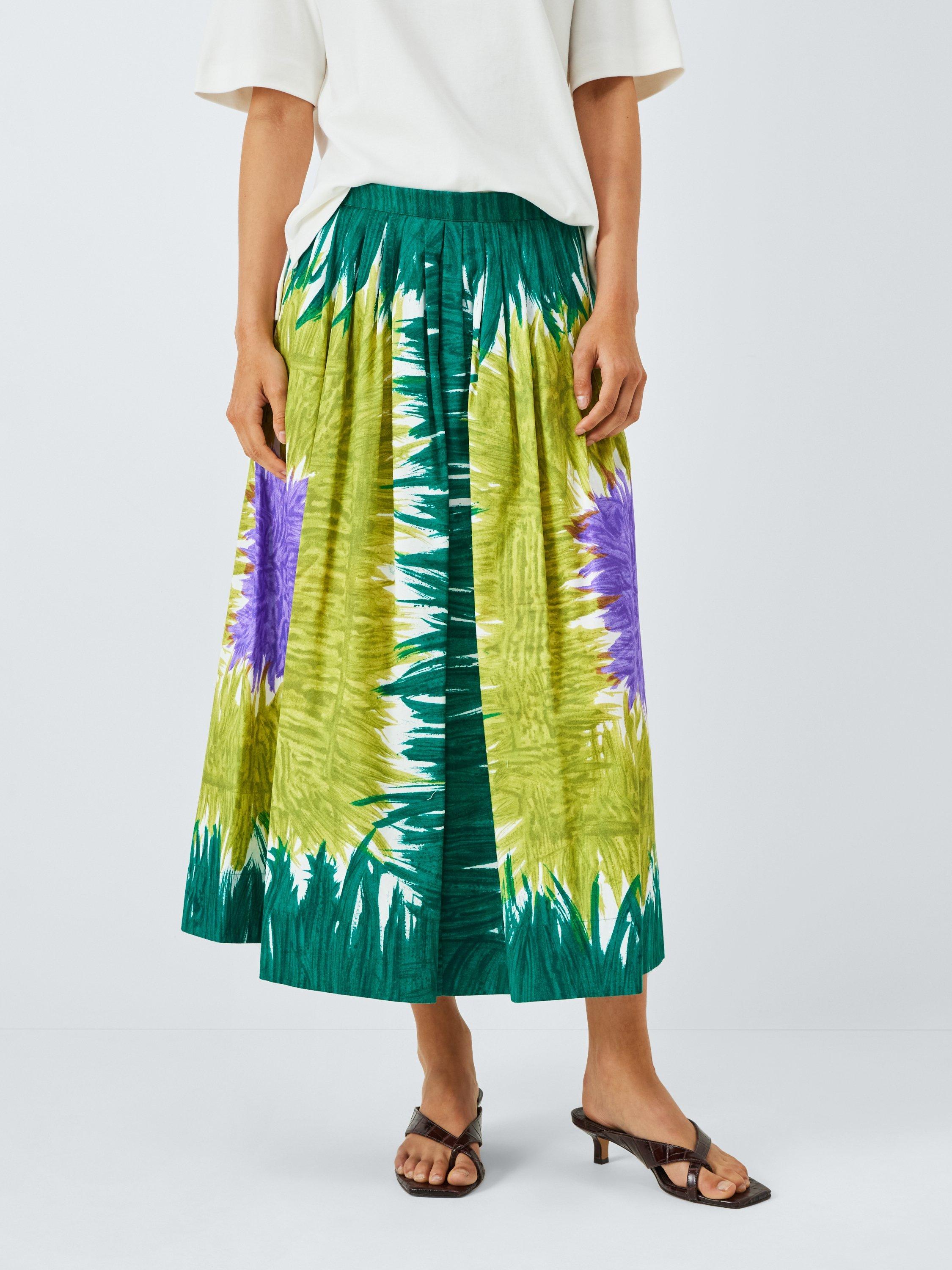 Product image 1 of 6, which shows Weekend MaxMara Circeo Print Skirt, Multi, 10