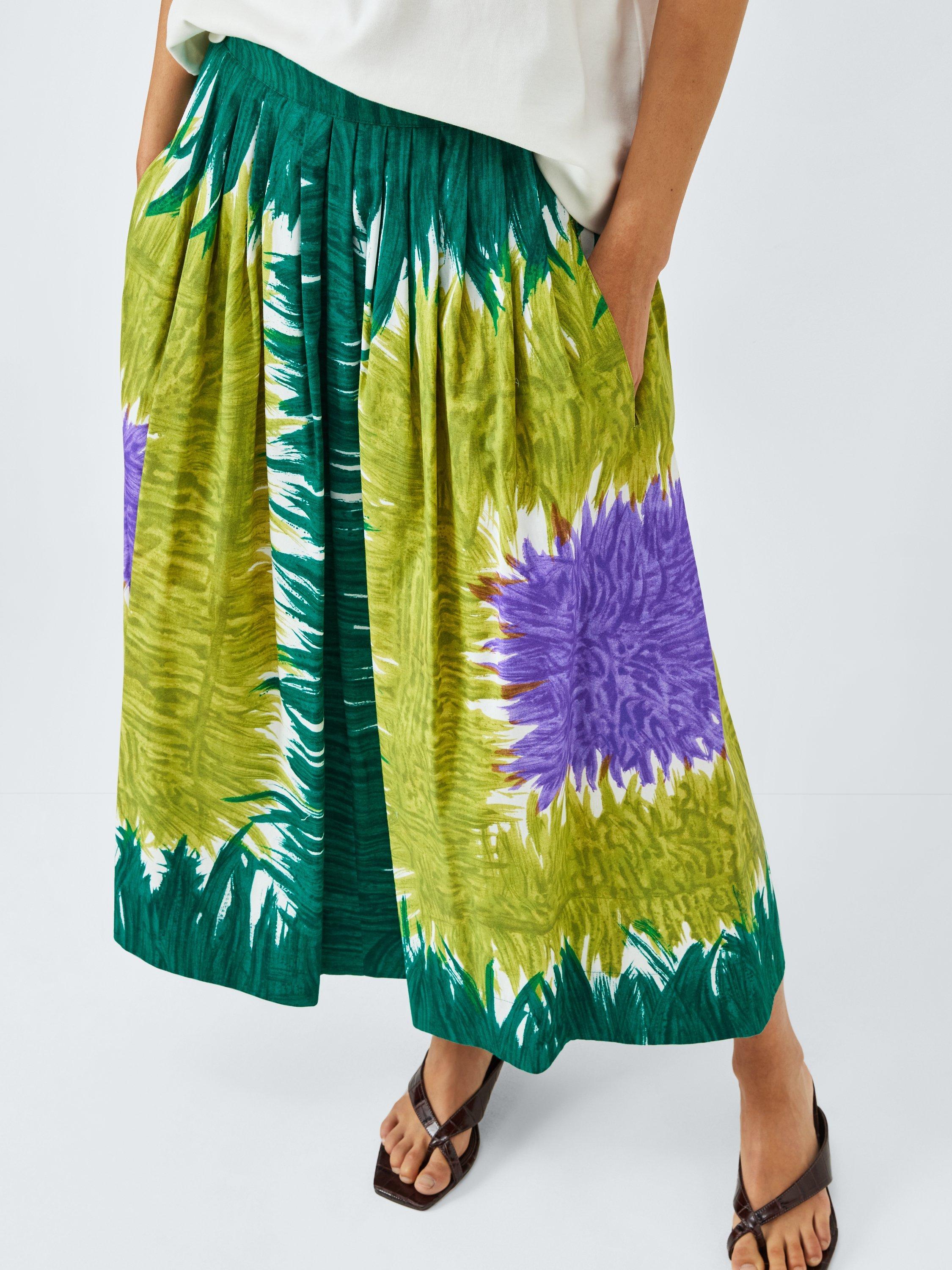 Product image 5 of 6, which shows Weekend MaxMara Circeo Print Skirt, Multi, 10