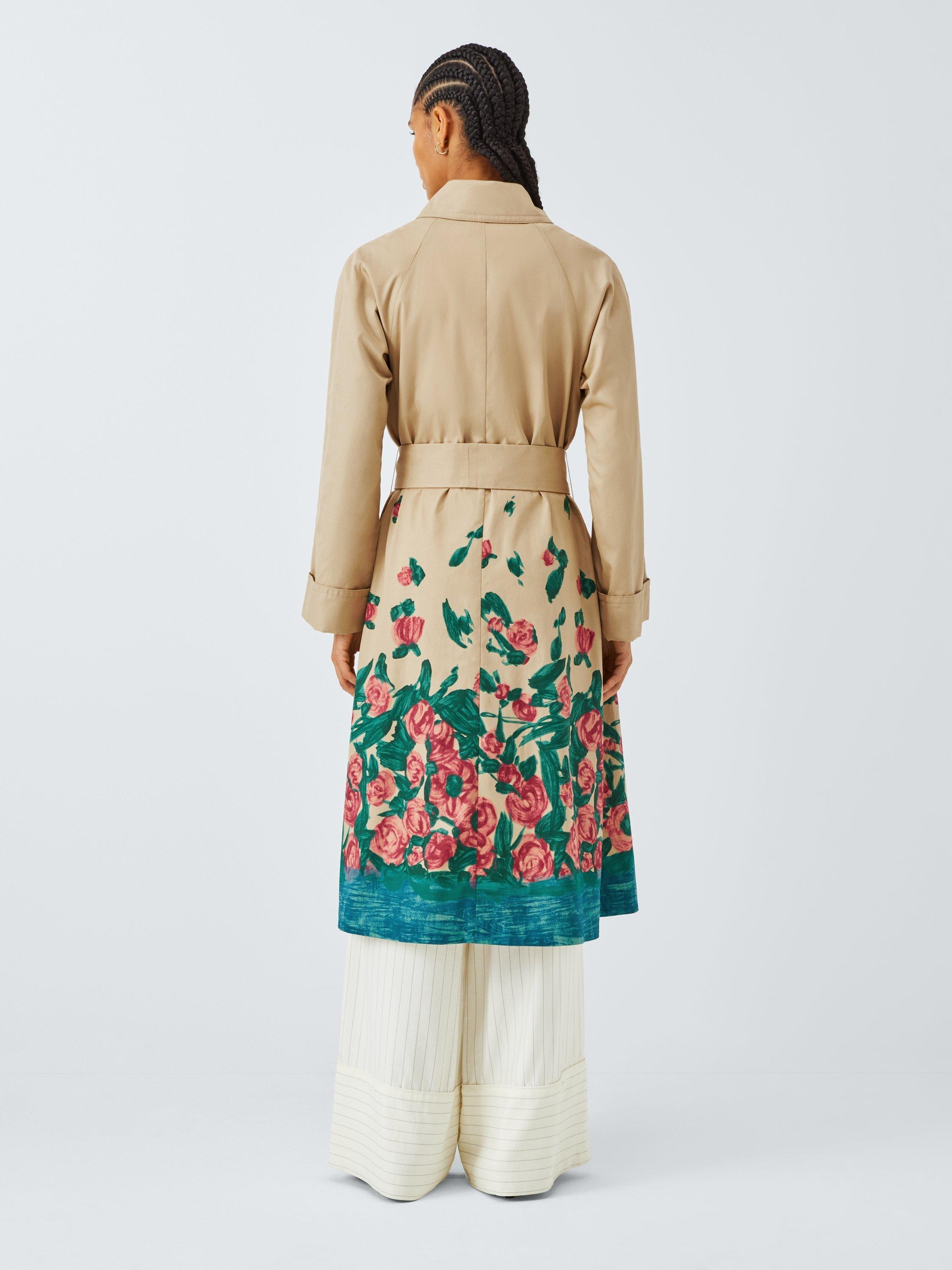 Product image 2 of 6, which shows Weekend MaxMara Pesco Water Repellent Trench Coat, Beige/Multi, 10