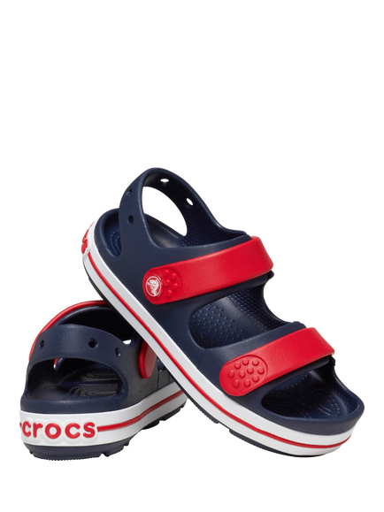 Crocs Kids' Crocband Cruiser Sandals, Navy/Red - view 2, Navy/Red
