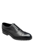Loake Hitchcock Leather Oxford Lace Up Shoes, Black