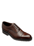 Loake Hitchcock Leather Oxford Lace Up Shoes, Brown
