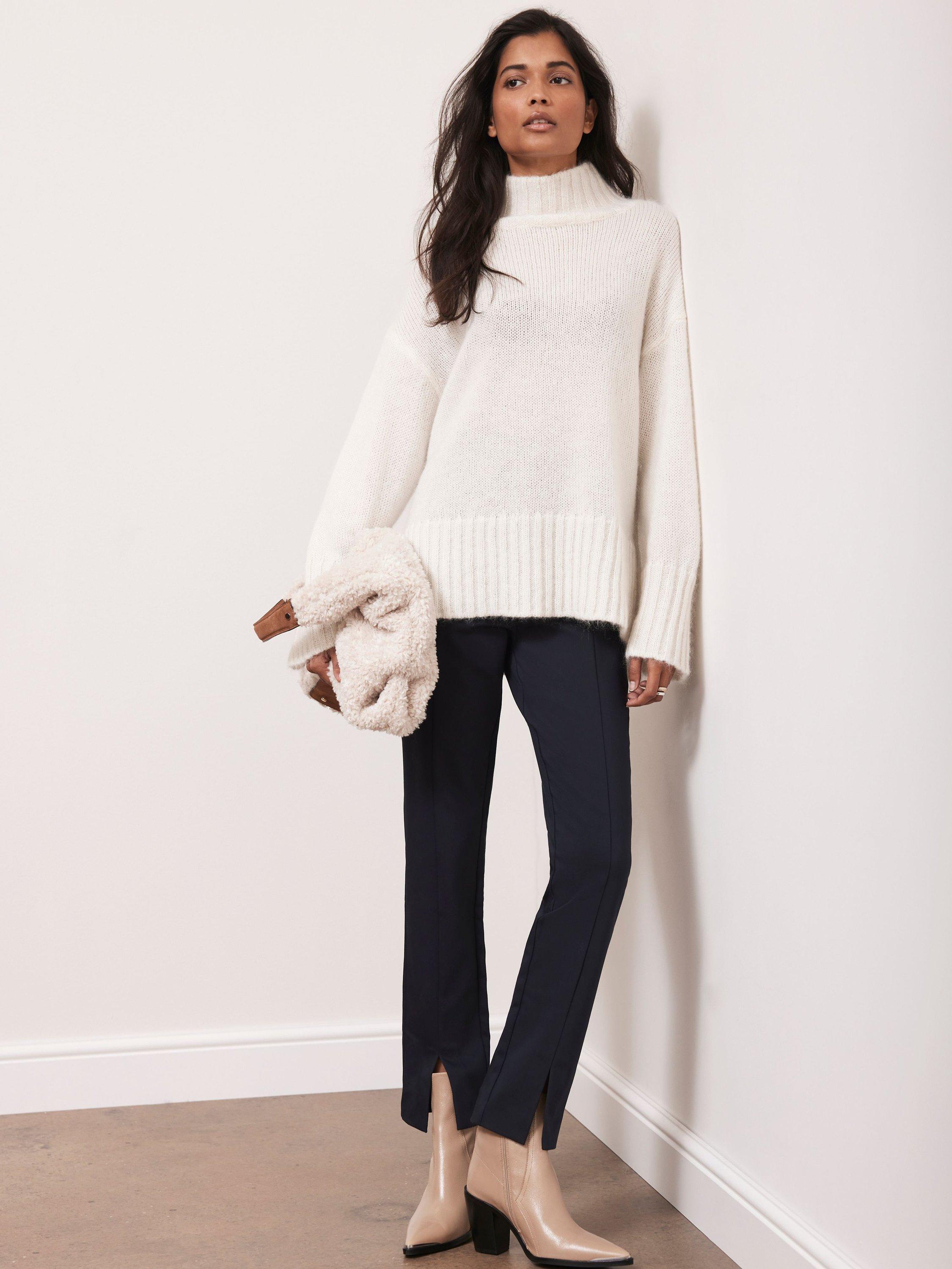 Mint Velvet Slim Tailored Trousers, Navy