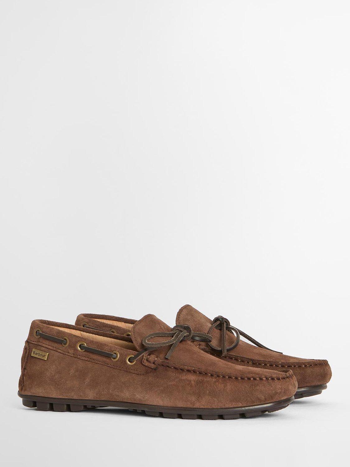 Product image 2 of 6, which shows Barbour Courage Suede Driving Shoes, Chocco, 7