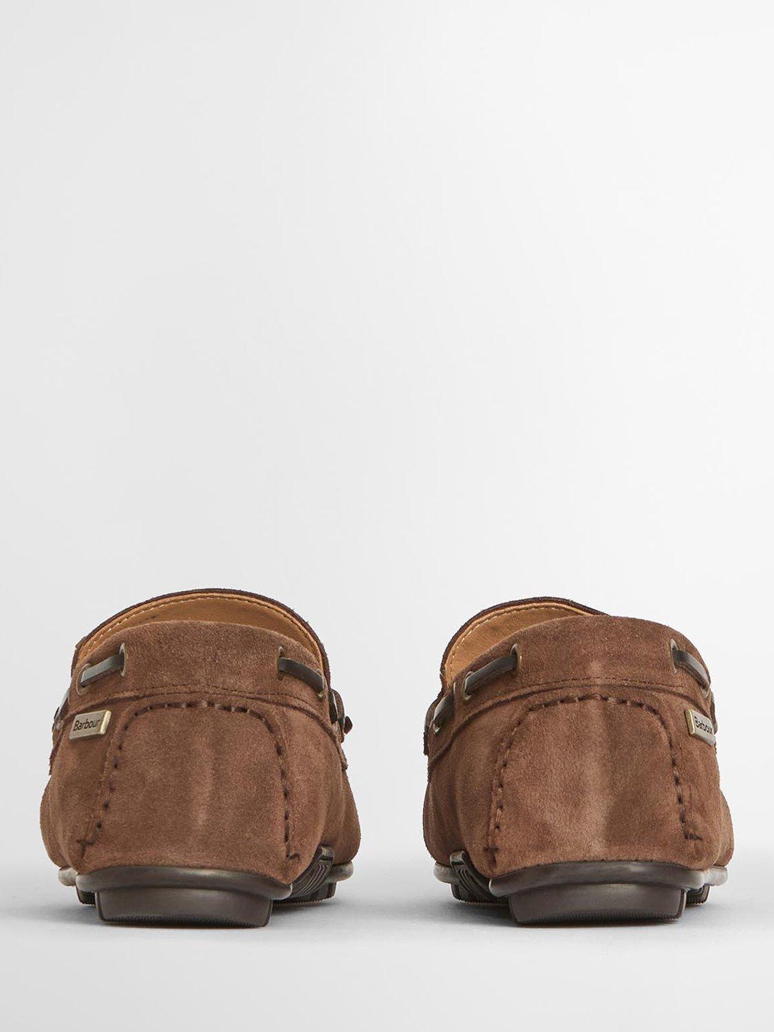 Product image 3 of 6, which shows Barbour Courage Suede Driving Shoes, Chocco, 7