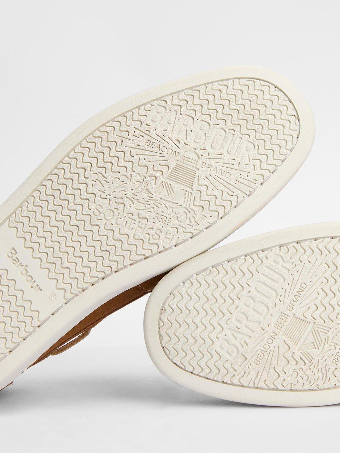 Product image 4 of 6, which shows Barbour Armada Suede Boat Shoes, Tan, 7