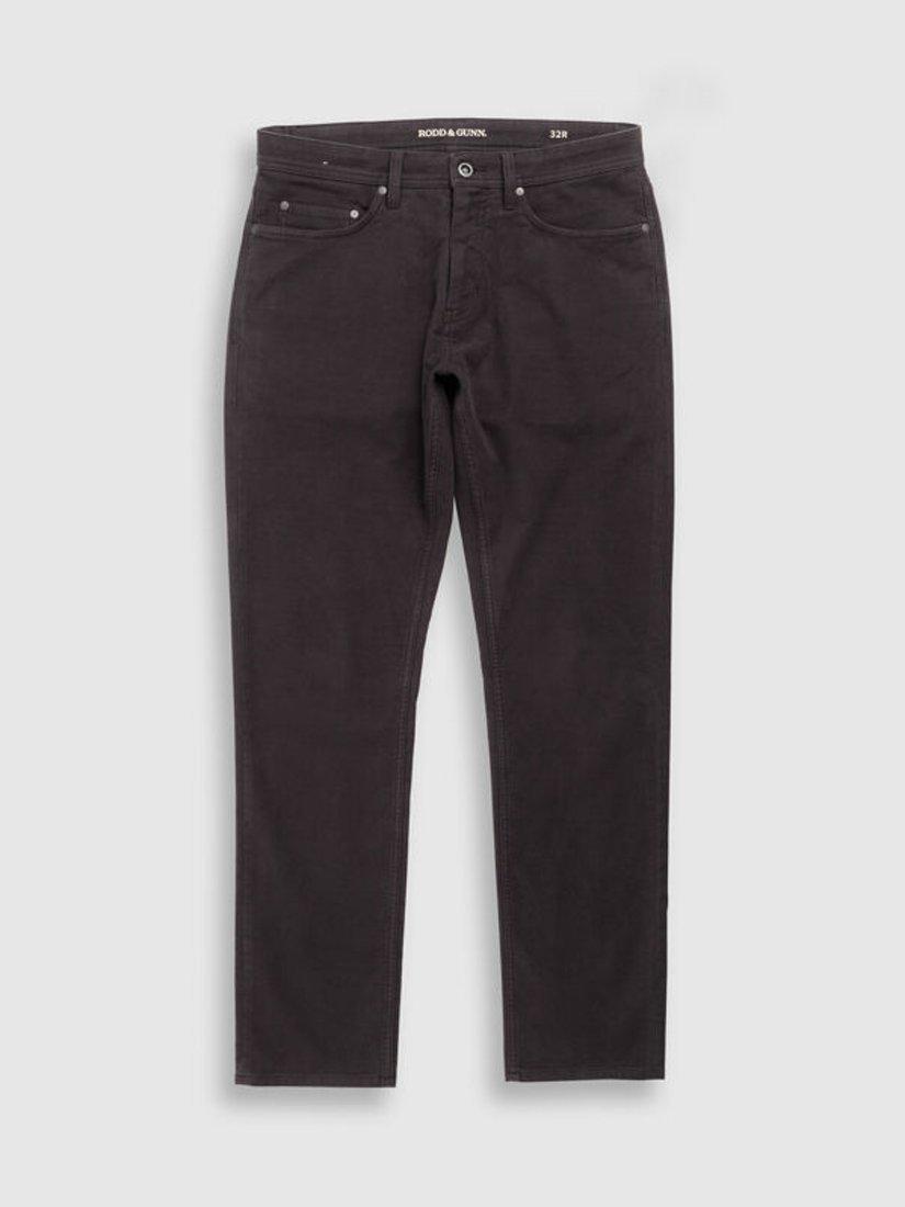 Product image 4 of 6, which shows Rodd & Gunn Albury Straight Fit Moleskin Stretch Cotton Jeans, Fossil, 28R