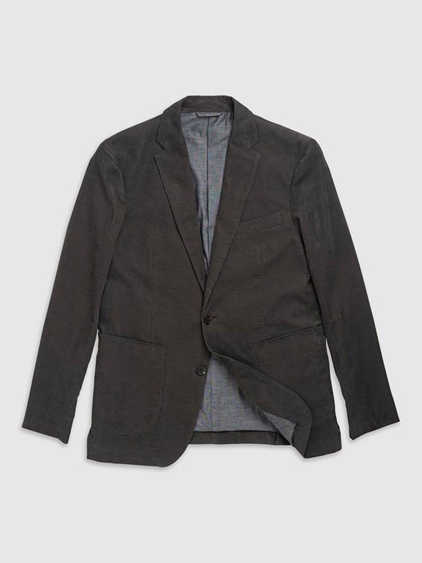 Product image 4 of 5, which shows Rodd & Gunn Saint Bathans Cotton Corduroy Slim Fit Blazer, Charcoal, L