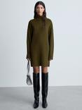 Mango Taldote Roll Neck Jumper Mini Dress