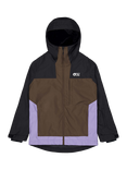 Picture Seakrest Colour Block Hooded Ski Jacket, Black/Chicory