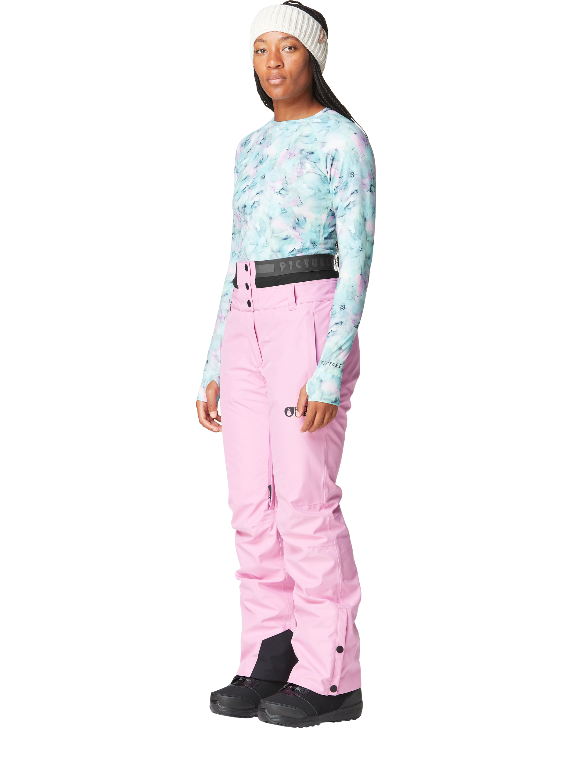 Product image 3 of 5, which shows Picture Exa Waterproof Insulated Ski Trousers, Orchid, XS
