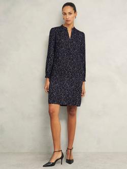 Hobbs Leanna Tunic Dress, Black/Multi, Black/Multi