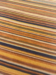 Gooch Luxury Spice Chilli Stripe Wool Rug, Orange, L230 x W160cm