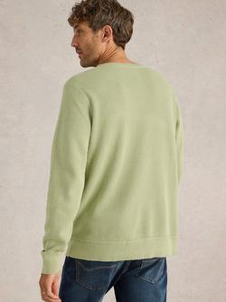 White Stuff Attadale Long Sleeve Jumper - view 2, Green