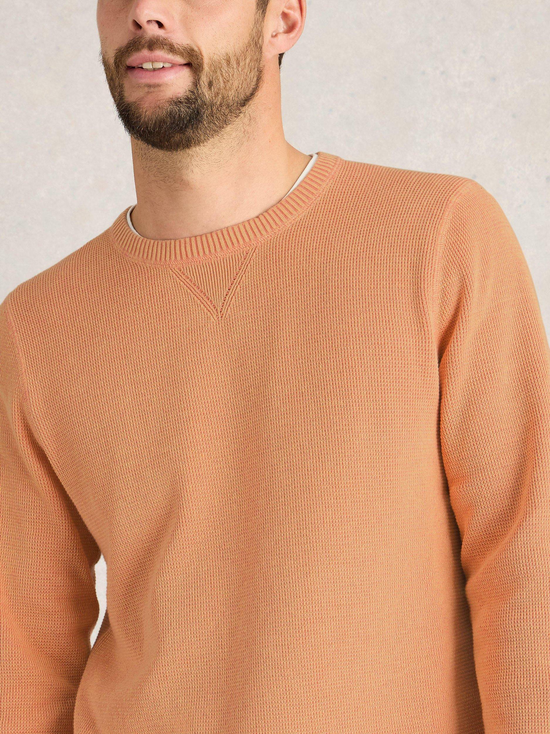 Product image 3 of 6, which shows White Stuff Attadale Long Sleeve Jumper, Pink, S