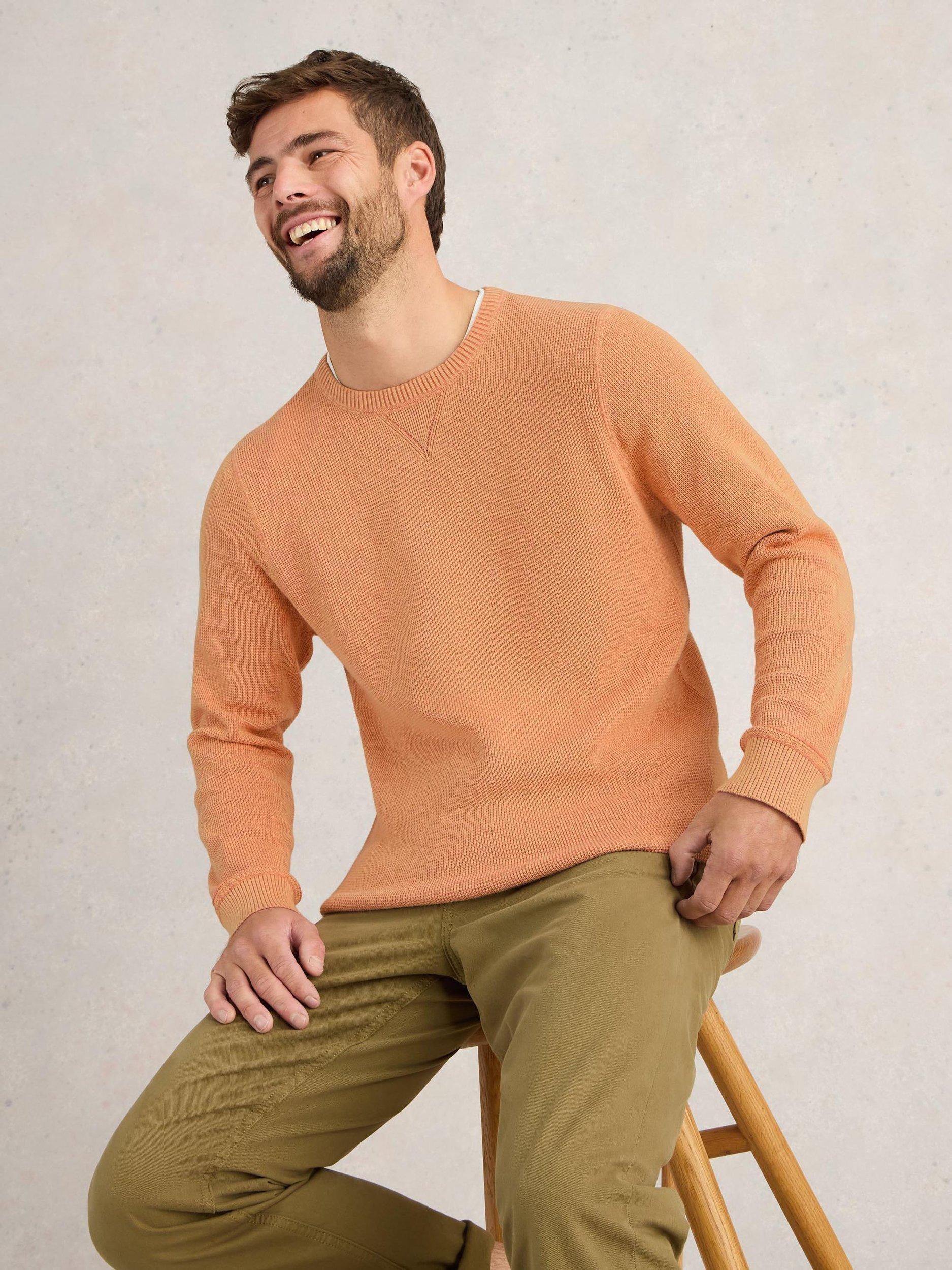Product image 4 of 6, which shows White Stuff Attadale Long Sleeve Jumper, Pink, S