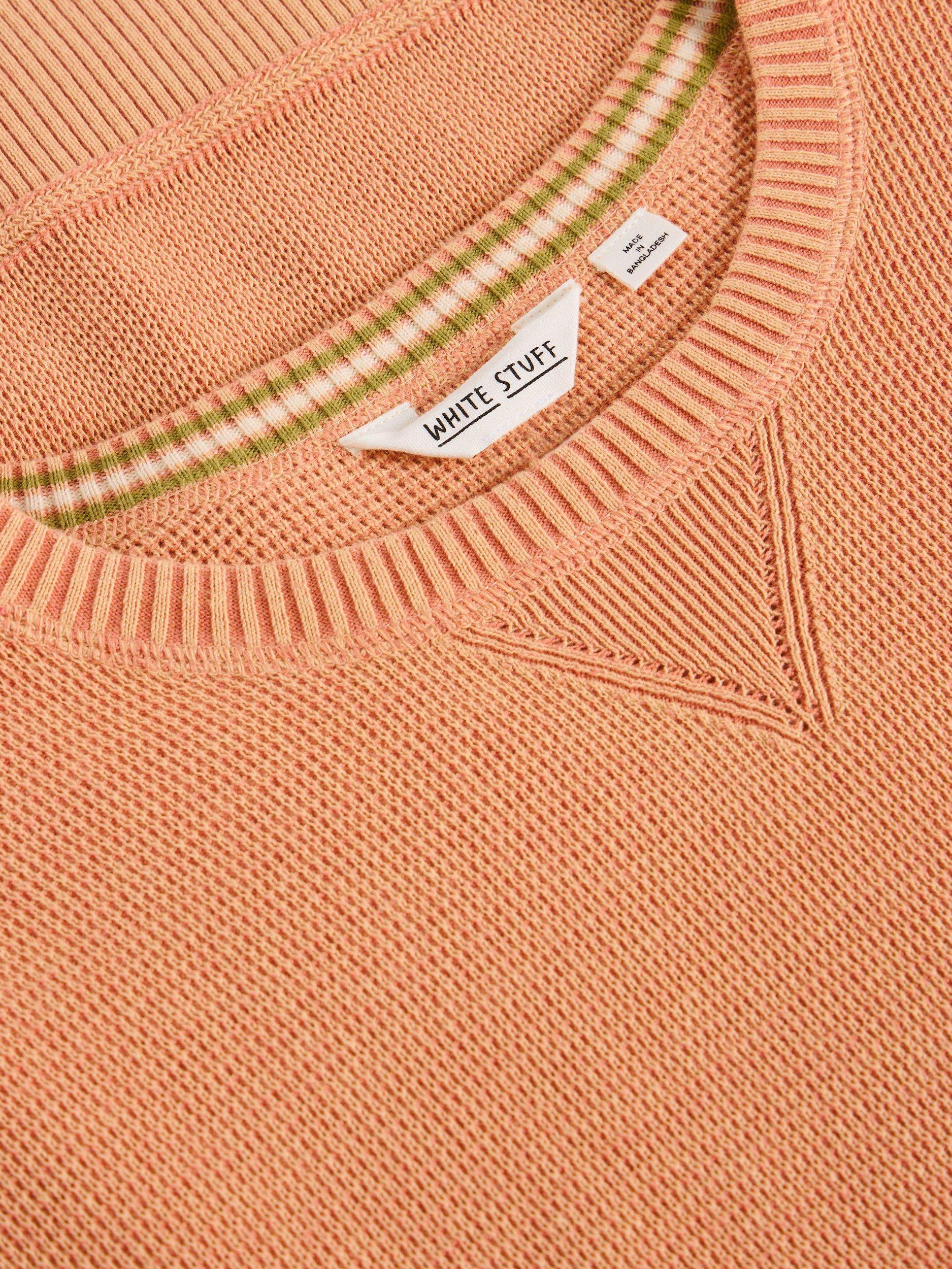 Product image 6 of 6, which shows White Stuff Attadale Long Sleeve Jumper, Pink, S