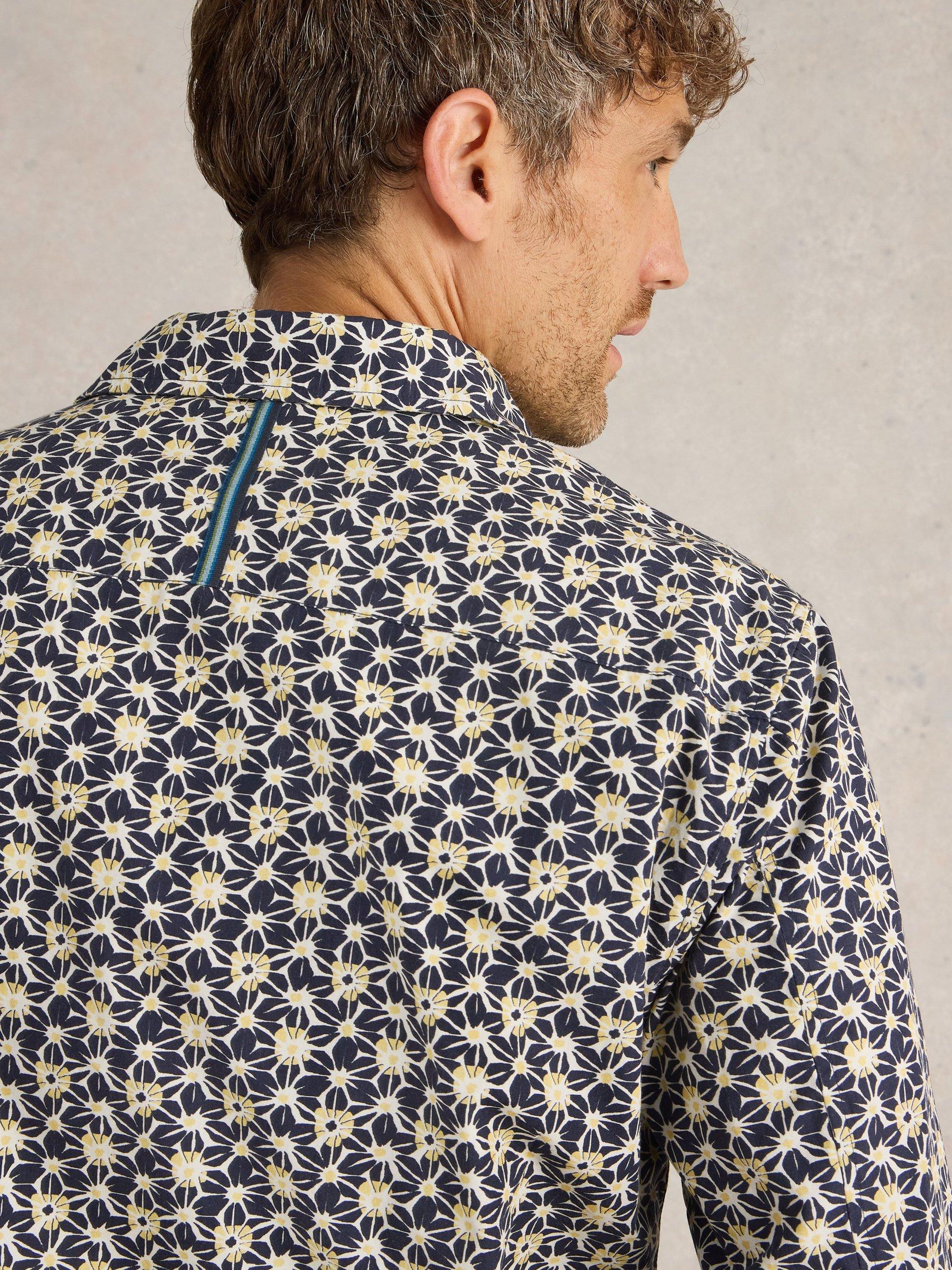 Product image 3 of 6, which shows White Stuff Fuji Shirt, Navy/Multi, S