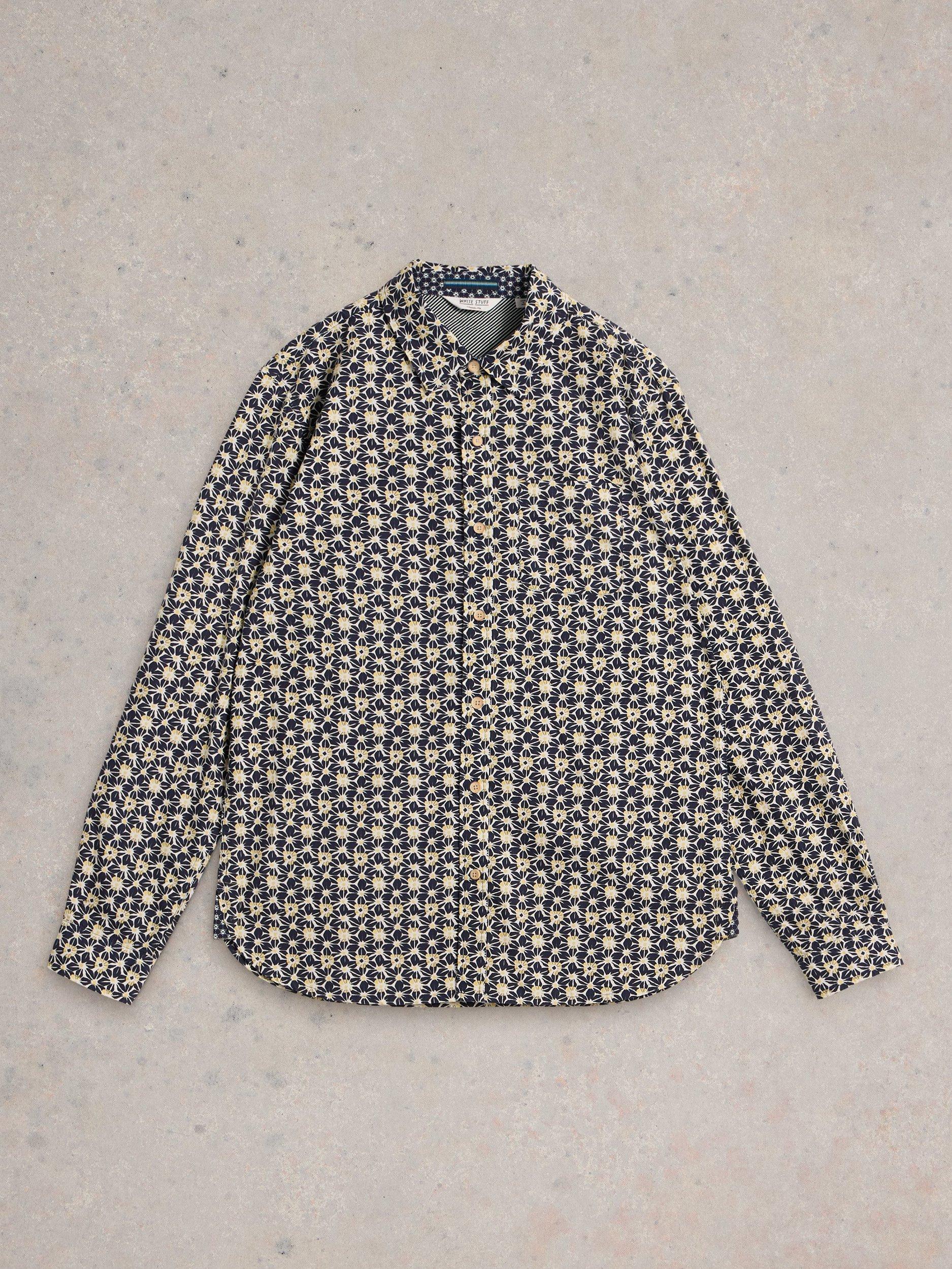 Product image 5 of 6, which shows White Stuff Fuji Shirt, Navy/Multi, S