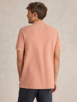 White Stuff Utility Polo Shirt - view 2, Mid Pink