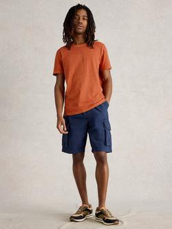 White Stuff Abersoch Cotton Regular Fit Short Sleeve T-Shirt, Orange