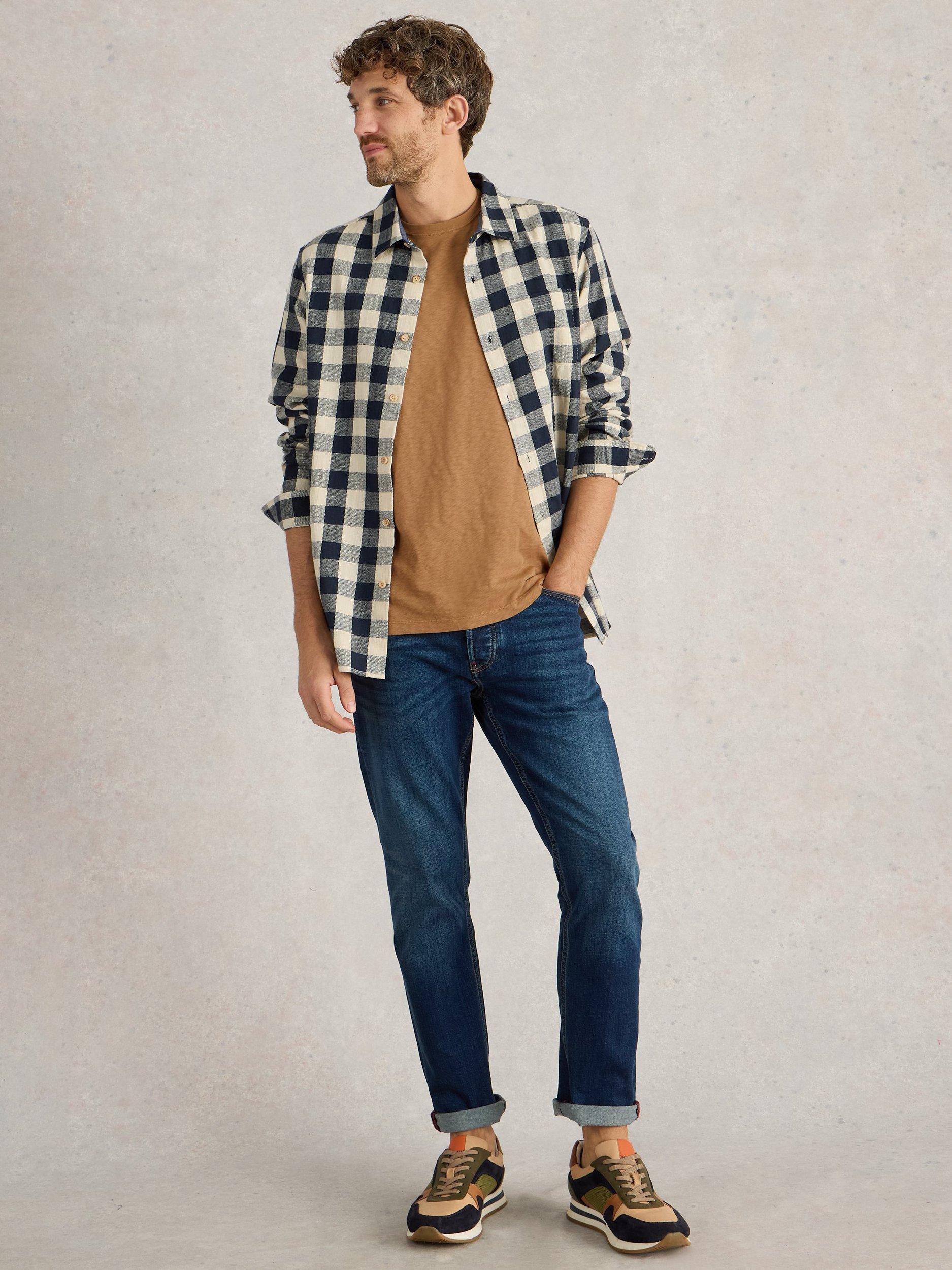 Product image 1 of 6, which shows White Stuff Abersoch Cotton Classic Fit Tee, Light Tan, XXL