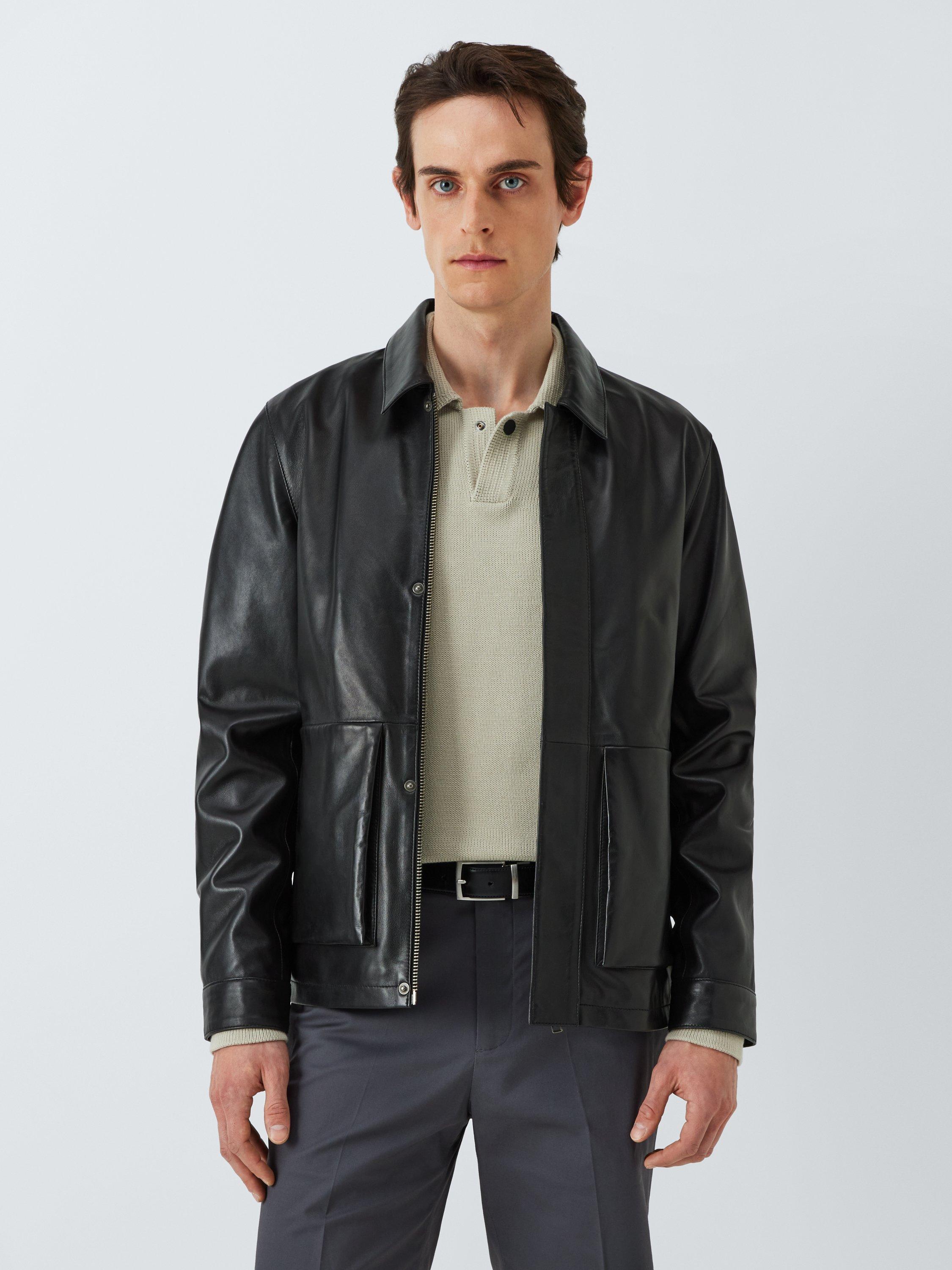 Kin Leather Jacket, Black