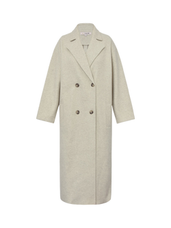 A-VIEW Shea Double Breasted Coat, Sand, Sand