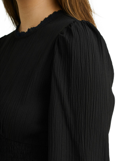 A-VIEW Helen Textured Top, Black - view 2, Black