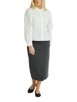 A-VIEW Malika Fitted Shirt, 005 Off White, 005 Off White